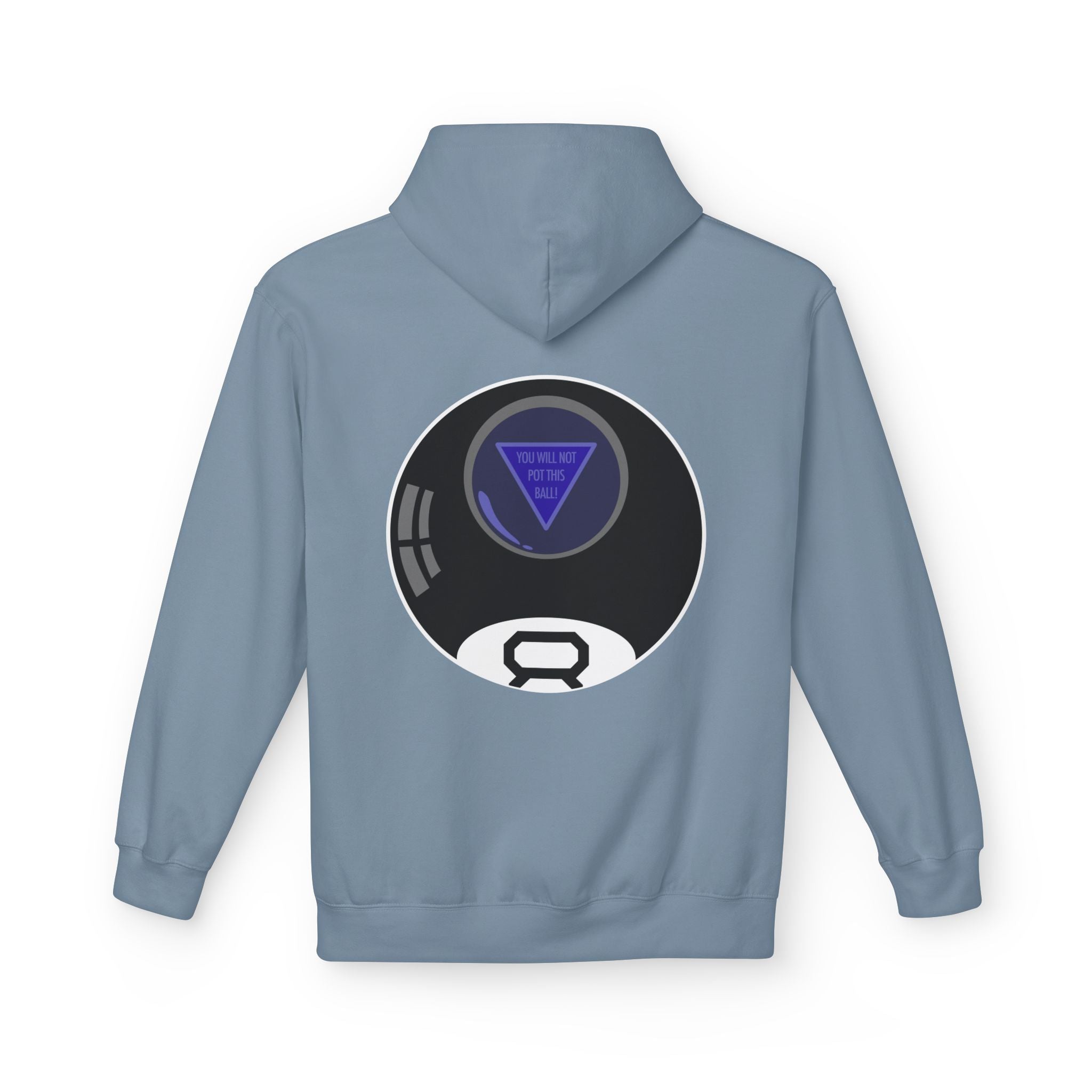 Magic 8-Ball Hoodie — "You Will Not Pot This" Novelty Graphic Pullover