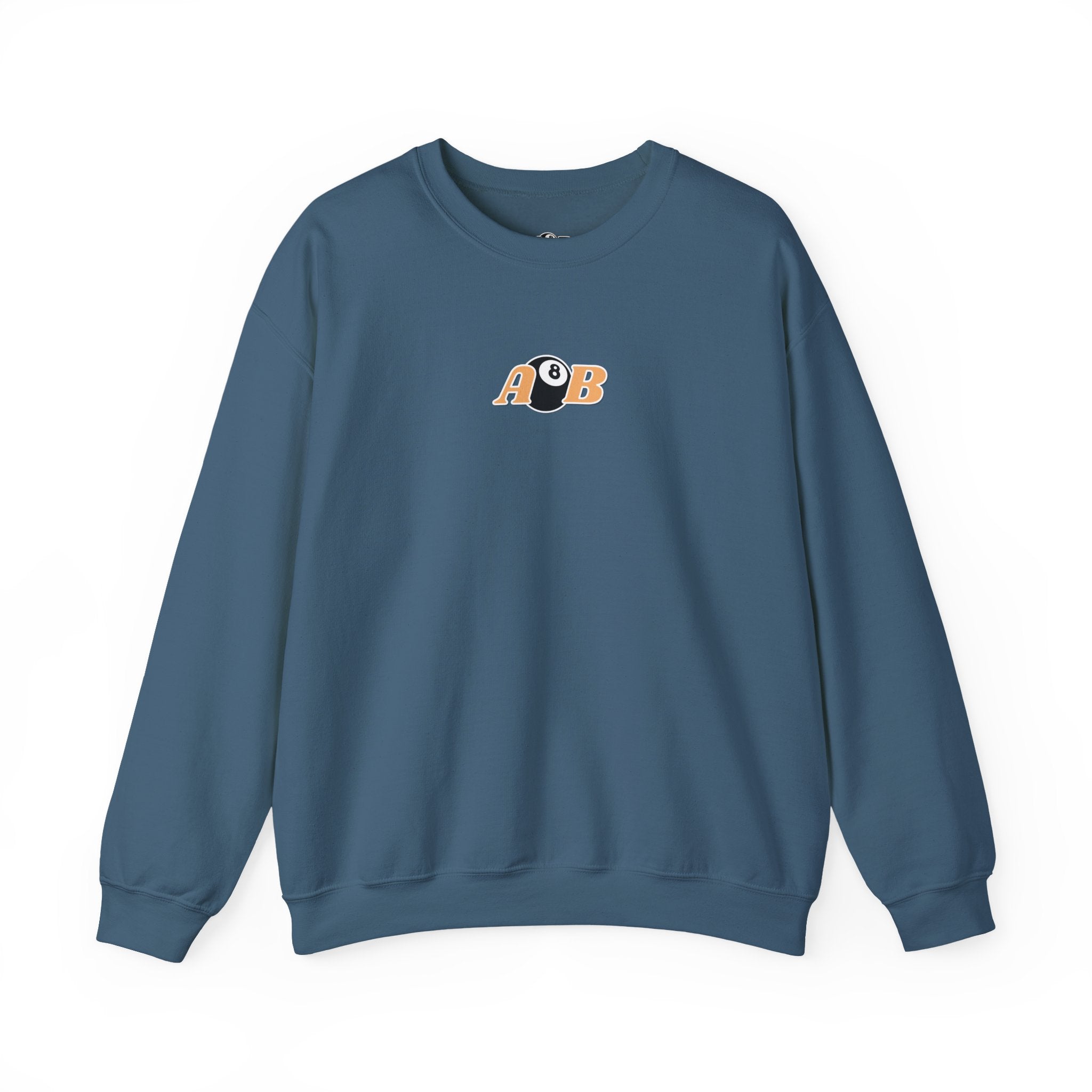 Crewneck Sweatshirt — Retro Eight Ball Logo Pullover