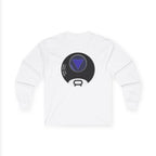 Magic 8-Ball Long Sleeve Tee — Minimalist 8-Ball Graphic
