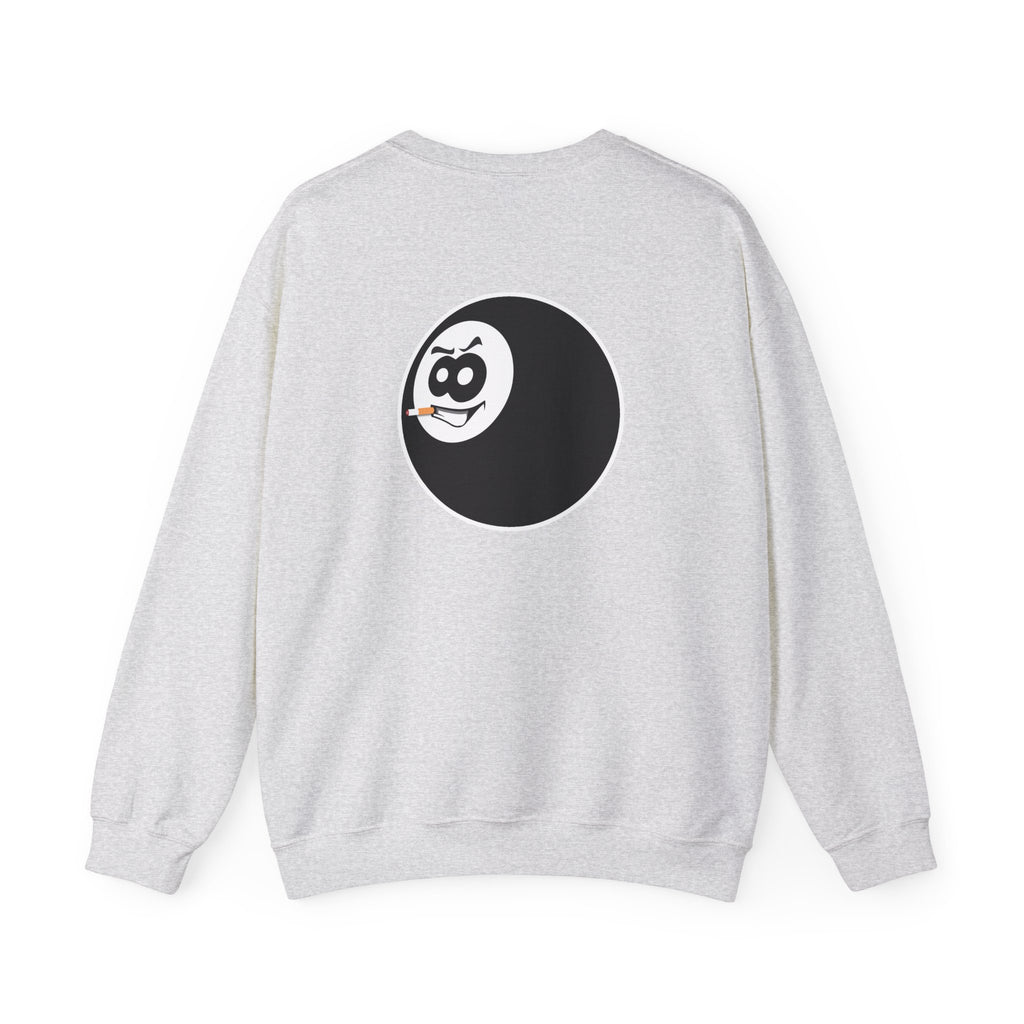 Crewneck Sweatshirt — Retro Eight Ball Logo Pullover