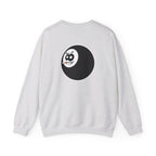 Crewneck Sweatshirt — Retro Eight Ball Logo Pullover