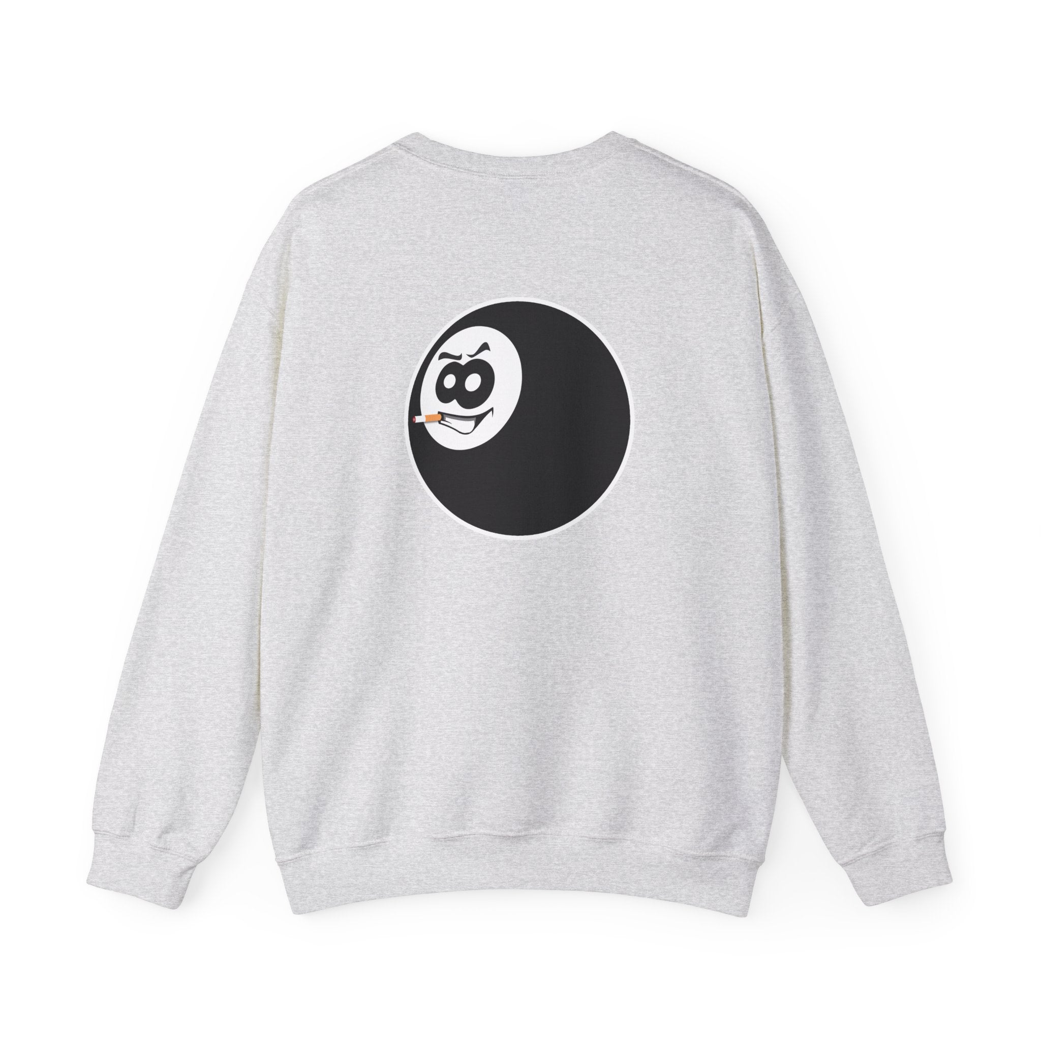 Crewneck Sweatshirt — Retro Eight Ball Logo Pullover