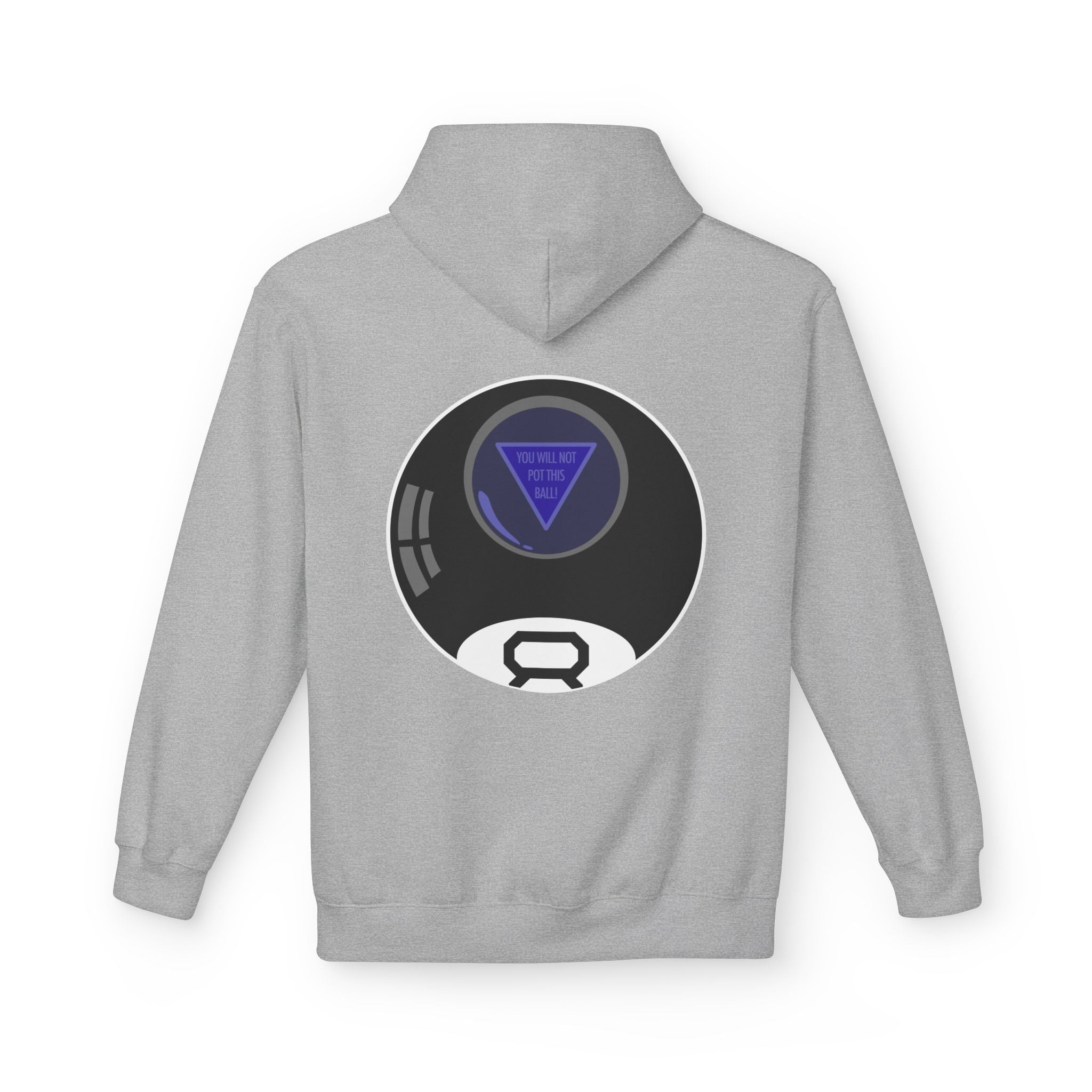Magic 8-Ball Hoodie — "You Will Not Pot This" Novelty Graphic Pullover