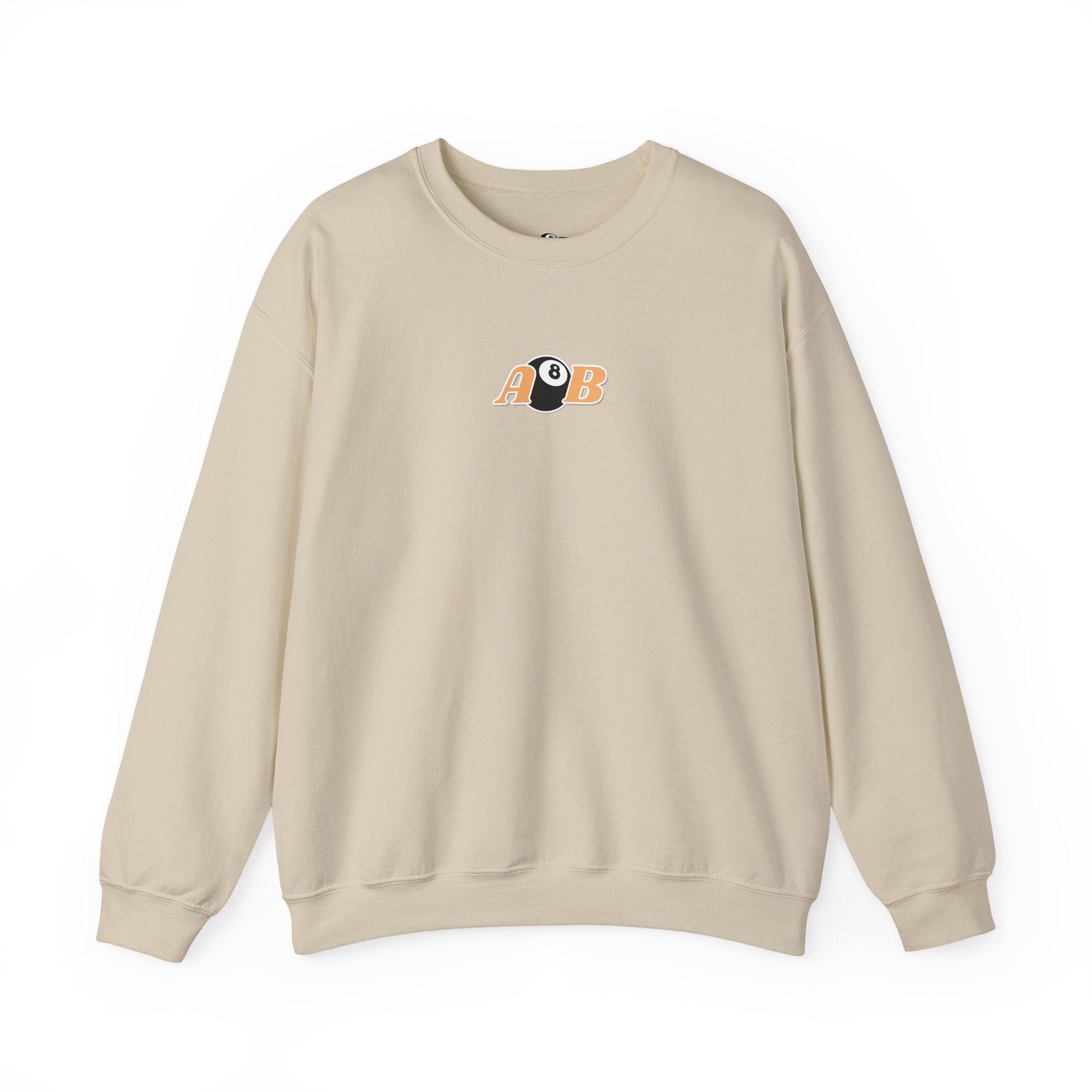 Crewneck Sweatshirt — Retro Eight Ball Logo Pullover