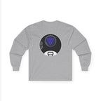 Magic 8-Ball Long Sleeve Tee — Minimalist 8-Ball Graphic