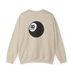 Crewneck Sweatshirt — Retro Eight Ball Logo Pullover