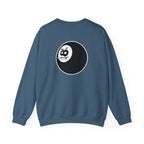 Crewneck Sweatshirt — Retro Eight Ball Logo Pullover