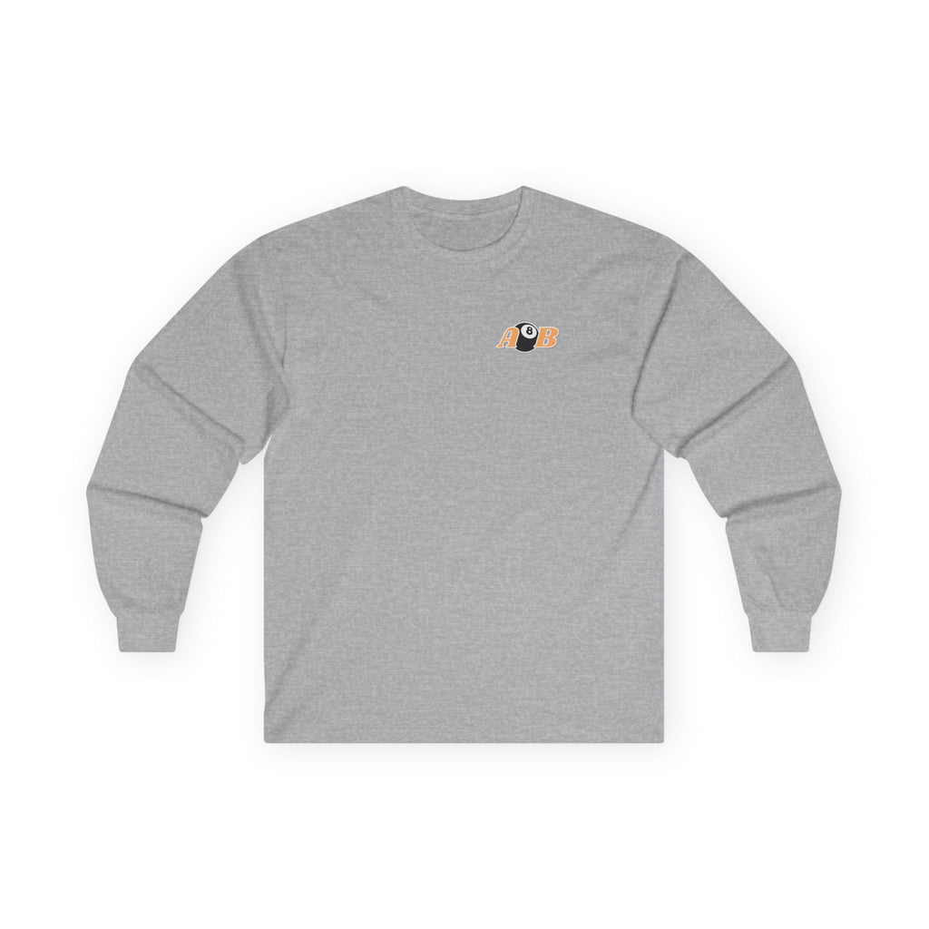 Magic 8-Ball Long Sleeve Tee — Minimalist 8-Ball Graphic