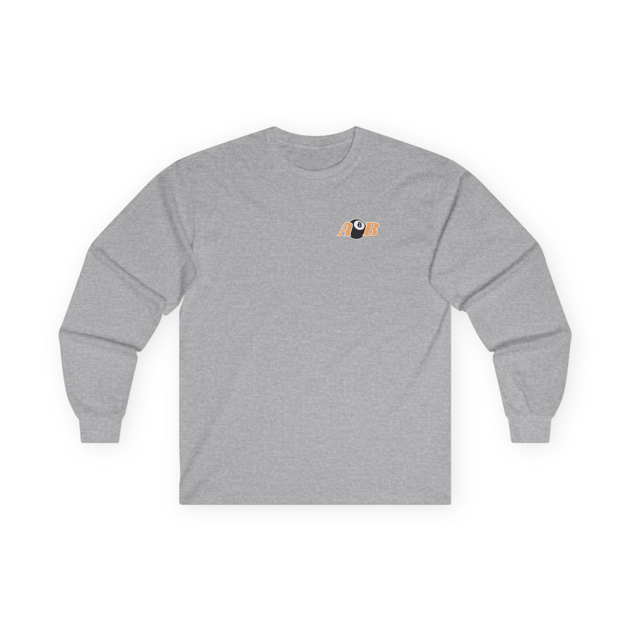 Magic 8-Ball Long Sleeve Tee — Minimalist 8-Ball Graphic