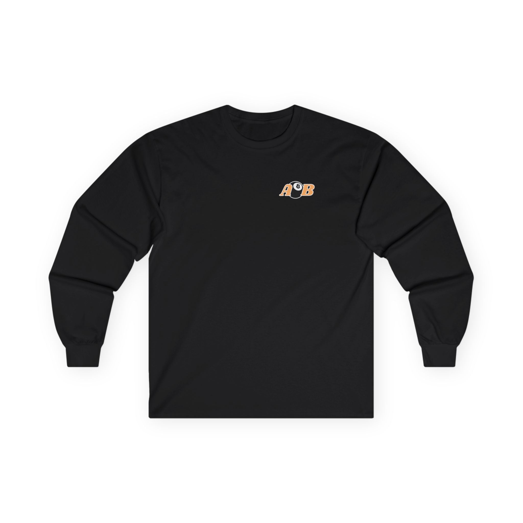 Magic 8-Ball Long Sleeve Tee — Minimalist 8-Ball Graphic